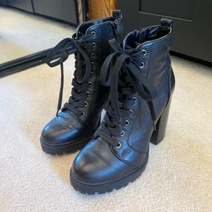 Steve Madden Leather Boots - Size 7.5